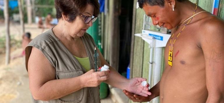 Roraima e Amazonas atingem meta de tratamento contra oncocercose na Terra Yanomami