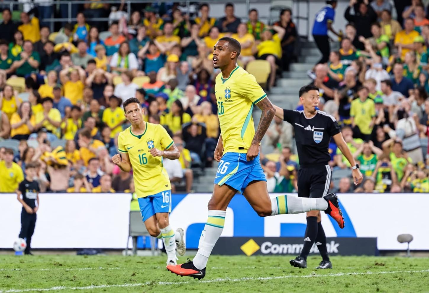 BRASIL APRESENTA DIFICULDADES E BUSCA EMPATE COM A AUSTRÁLIA NO ÚLTIMO LANCE DO AMISTOSO