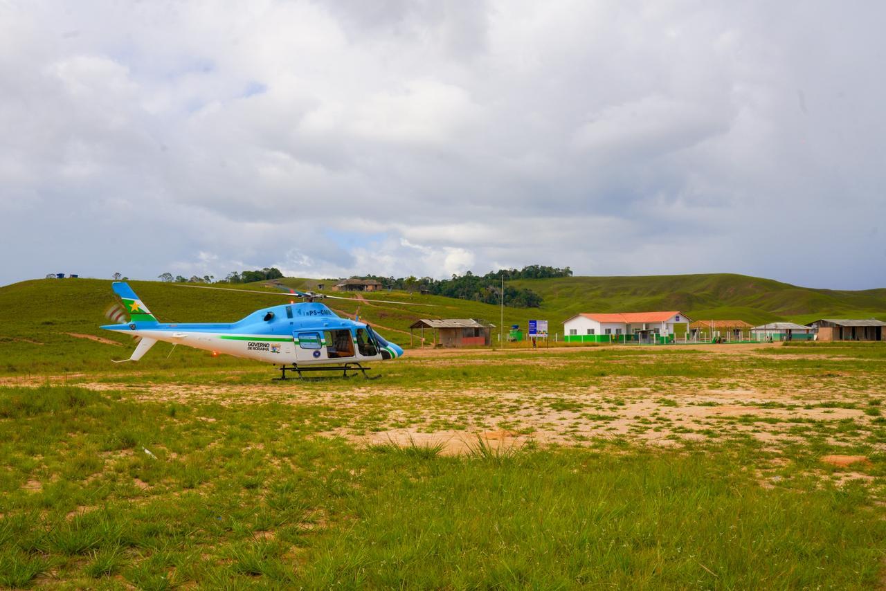 Helicóptero do Estado já soma 33 voos de emergência em Roraima