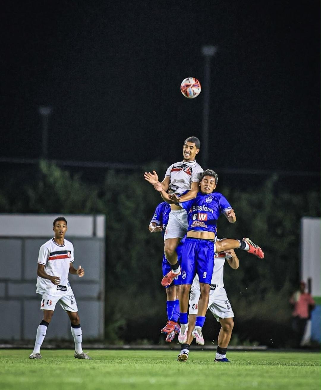 São Raimundo sofre goleada do Santa Cruz e é eliminado da Copa do Brasil Sub-20