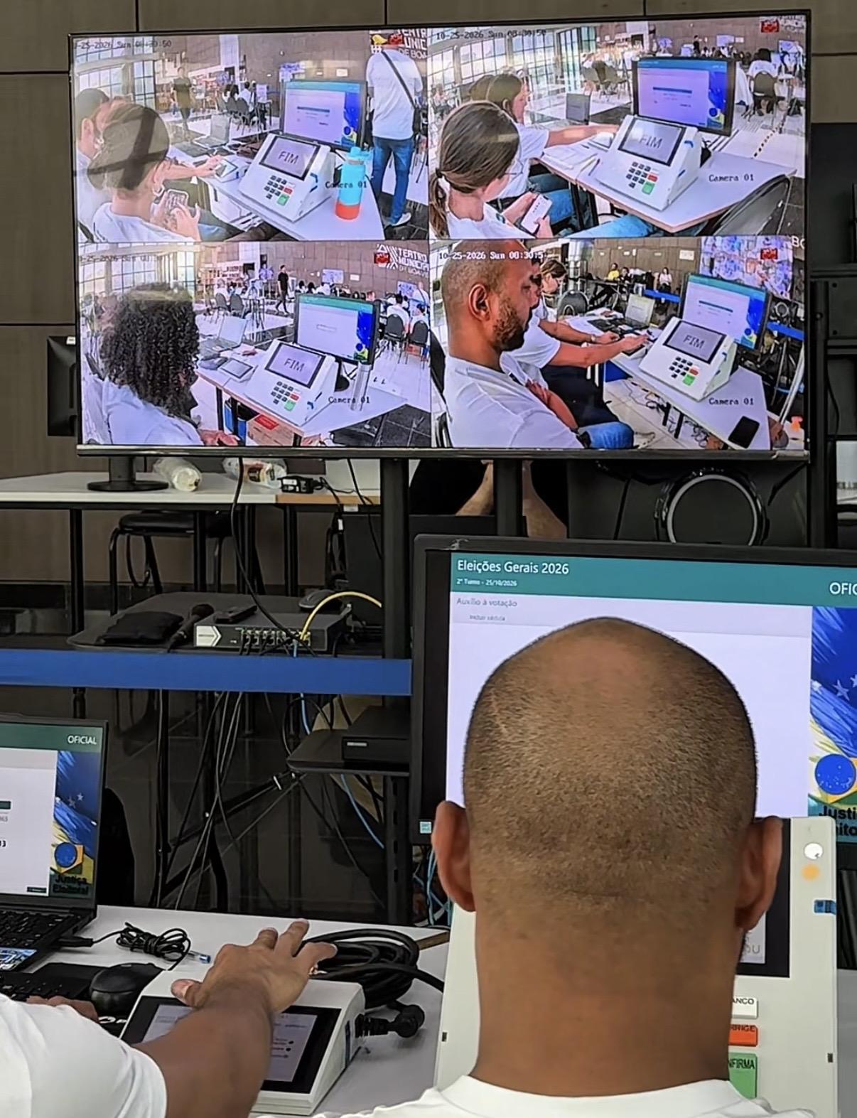 TRE-RR transmite auditoria de 19 urnas eletrônicas ao vivo neste segundo turno